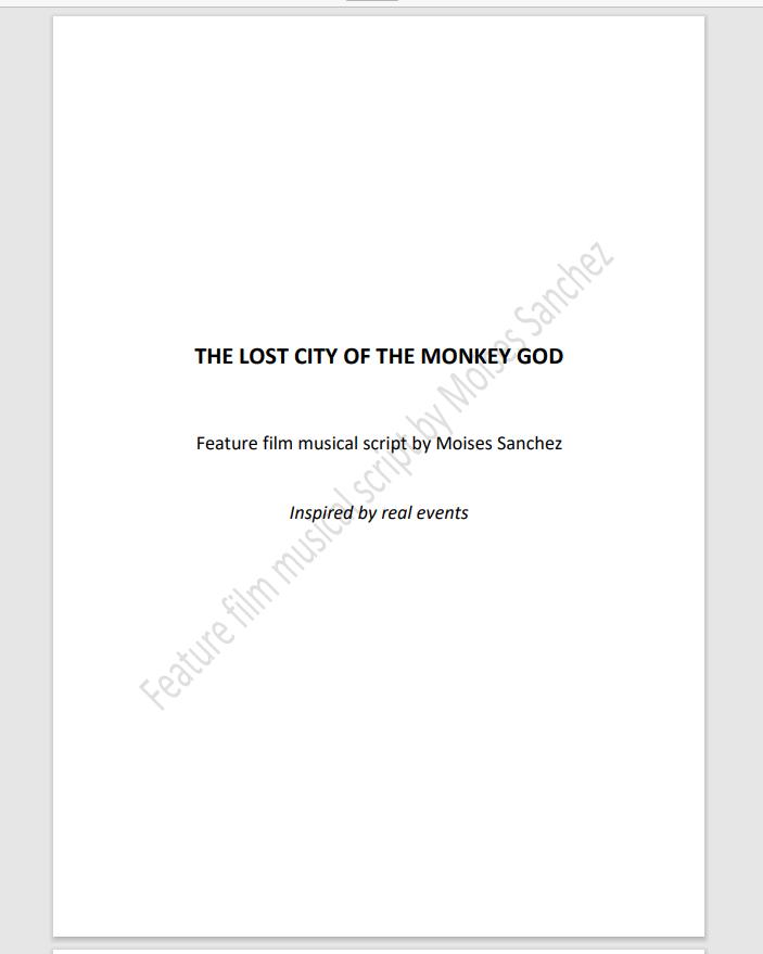 The Lost City of The Monkey God 